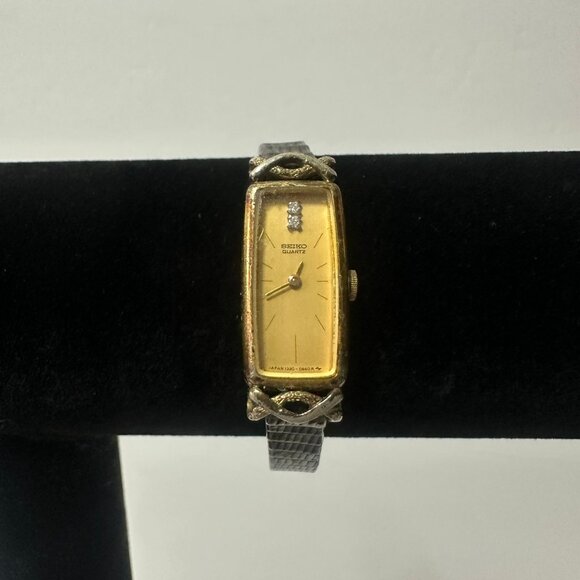 Vintage Seiko Women's Diamond Watch - Picture 1 of 6